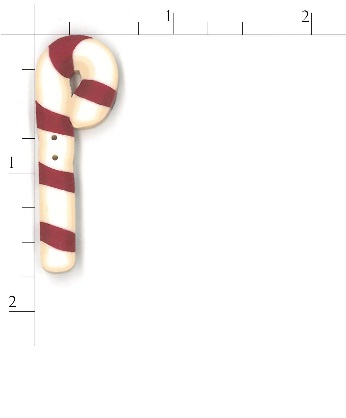 Flat Candy Cane 4655 Buttons