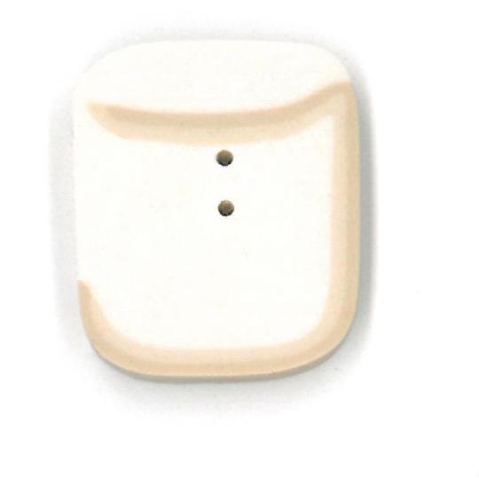 Just Another Button Company 4657 Marshmallow handmade clay button