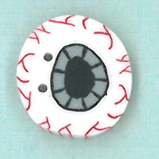 Just Another Button Company Spooky Eye 4667 clay button