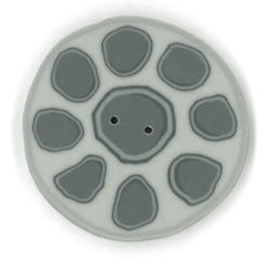 Just Another Button Company Gray Bobbin 4679 clay button