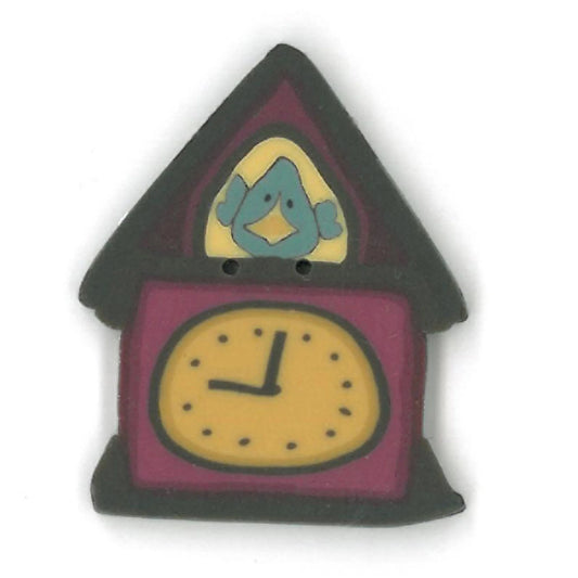 Just Another Button Company Cuckoo Clock 4680.L clay button