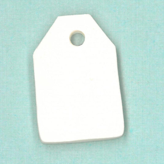 Just Another Button Company Gift Tag, 4696 clay button