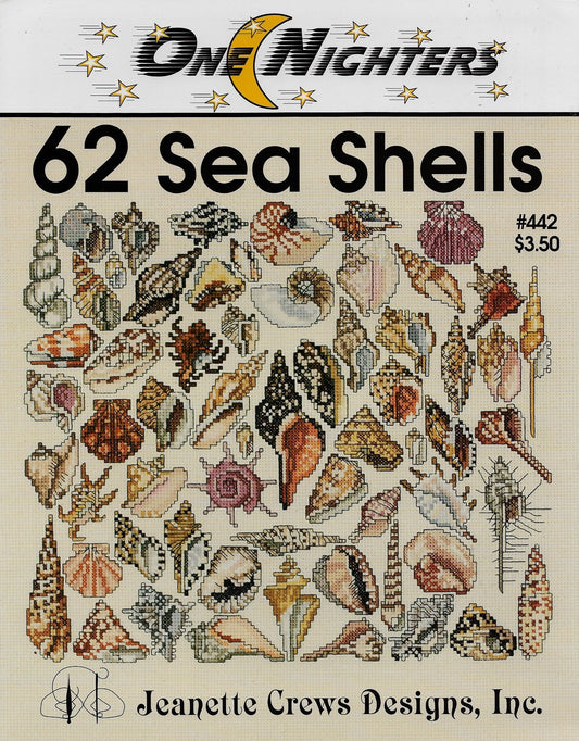 Jeanette Crews 62 Sea Shells cross stitch pattern