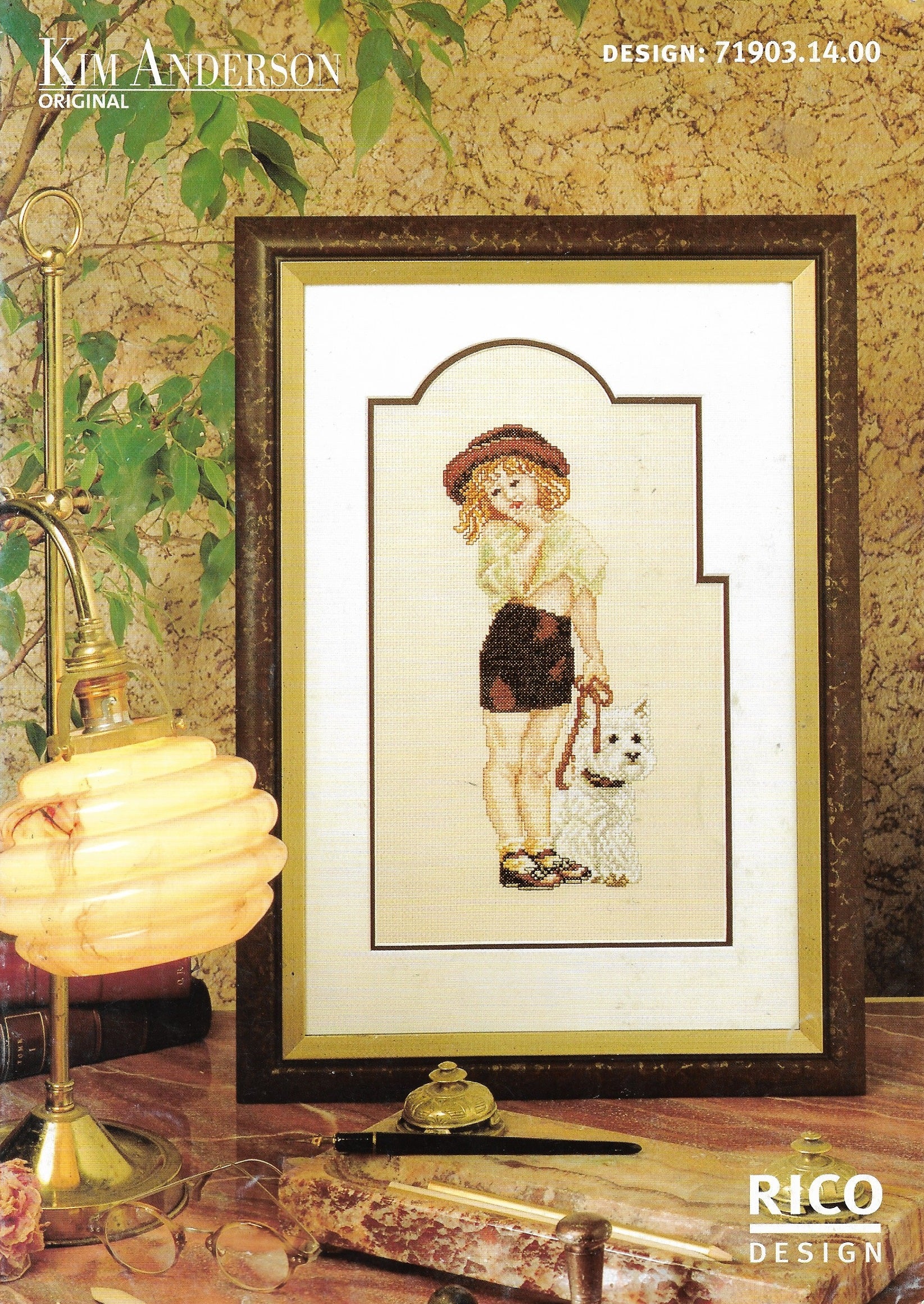 Rico Design 71903.14.00 girl cross stitch pattern