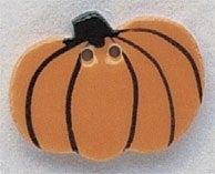 Mill Hill Harvest Pumpkin 86034 ceramic button