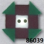 Mill Hill Churndash 86039 ceramic button