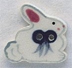 Mill Hill Bunny 86043 button