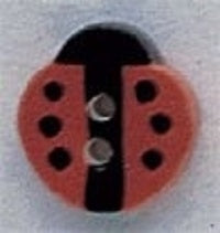 Mill Hill ladybug 86050 button