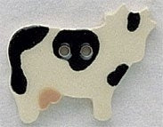 Mill Hill Cow 86076 button