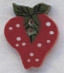 Mill Hill Strawberry 86079 ceramic button