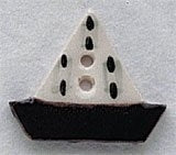 Mill Hill  Mayflower Ship 86171 ceramic button