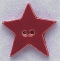 Mill Hill Large Red Star 86182 button