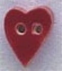 Small Red Folk Heart button