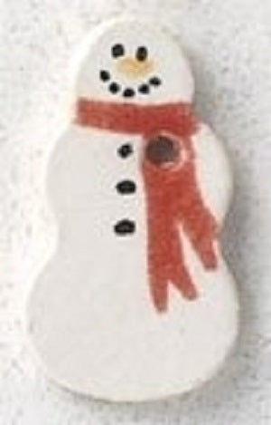 Mill Hill Petite Snowman 86350 button