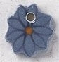Mill Hill  Petite Blue Spring Flower 86367 ceramic button