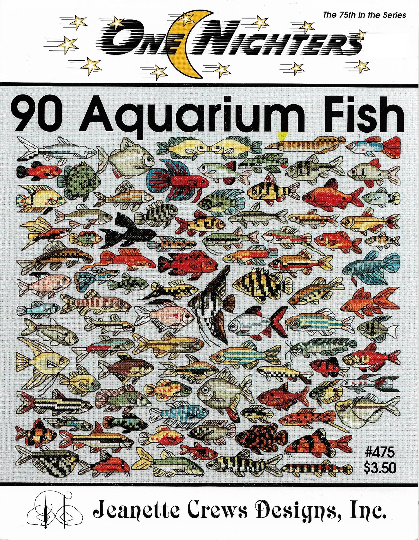 Jeanette Crews 90 Aquarium Fish 475 cross stitch pattern