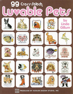 Kooler Designs Leisure Arts 99 Luvable Pets 3994 cross stitch pattern
