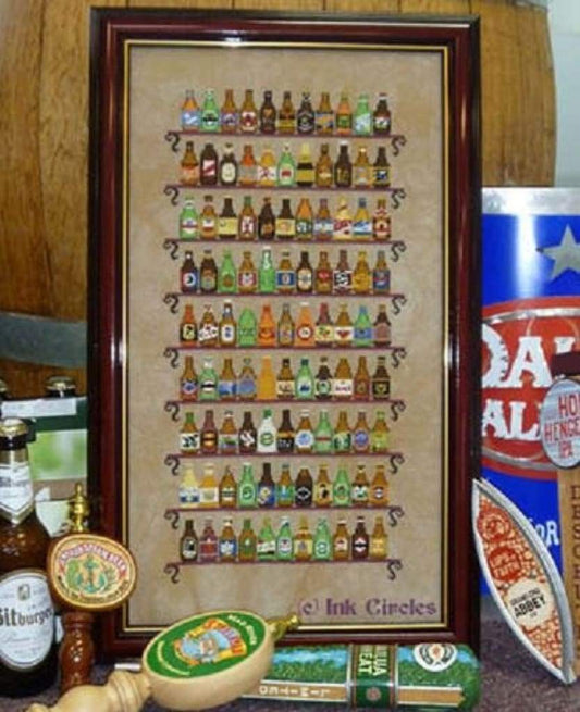 Ink Circles 99 Bottles of Beer cross stitch pattern