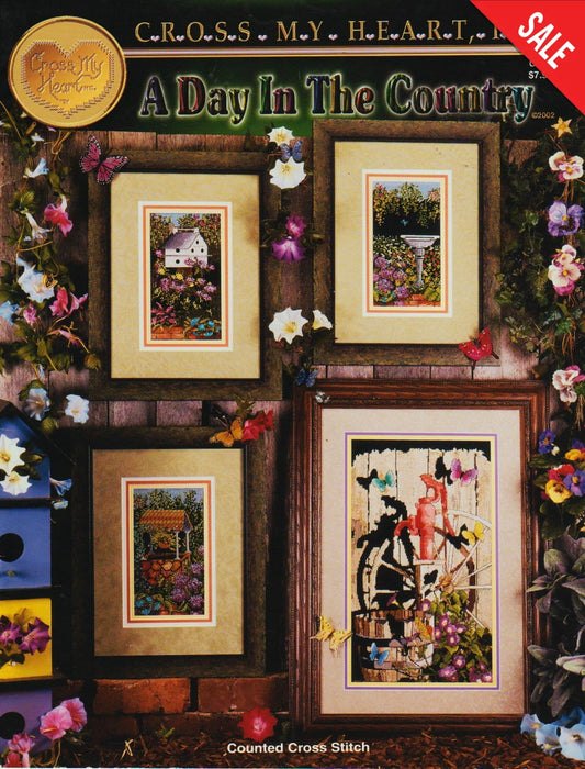 Cross My Heart A Day In The Country CSB-246 cross stitch pattern