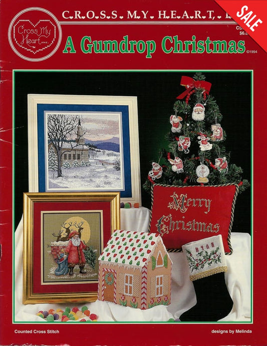 Cross My Heart A Gumdrop Christmas CSB-101 cross stitch pattern