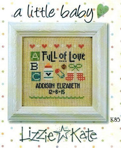 Lizzie Kate A Little Baby, K85 cross stitch kit