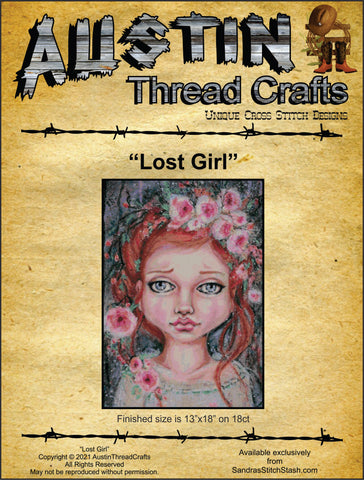 Lost Girl by Christy Harris cross stitch pattern