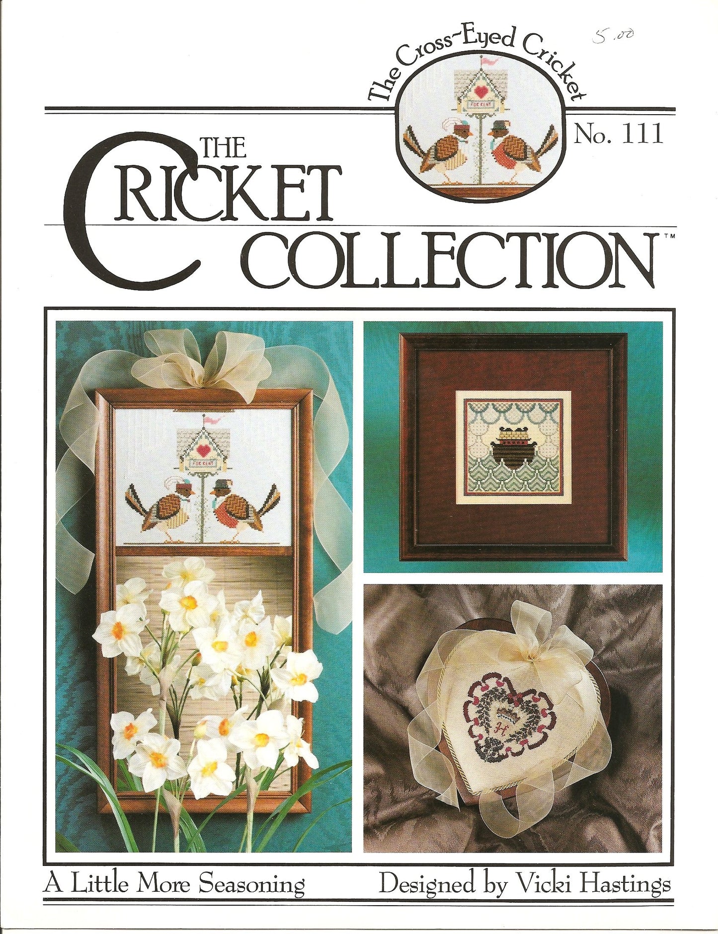 Cricket Collection A little more seasoning CC111 cross stitch leaflet