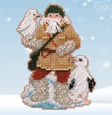 Mill Hill Albatross Santa 20-2033 beaded christmas cross stitch pattern