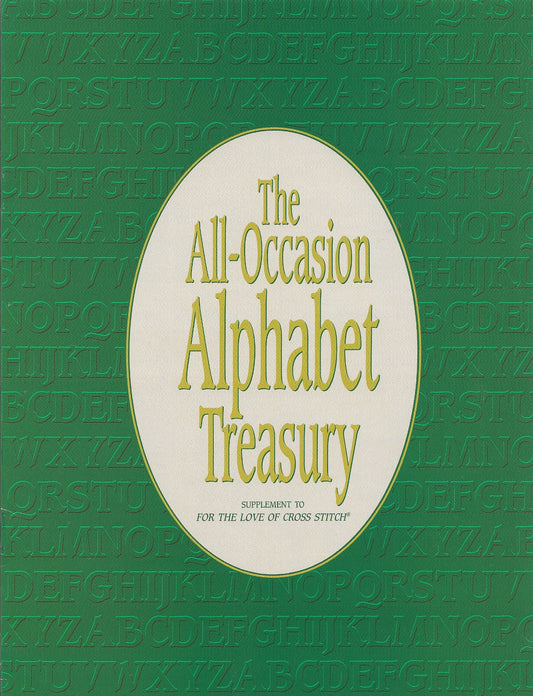 leisure Arts All-Occasion Alphabet Treasury cross stitch pattern