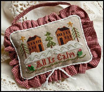 Little House Needleworks All Is Calm cross stitch pattern