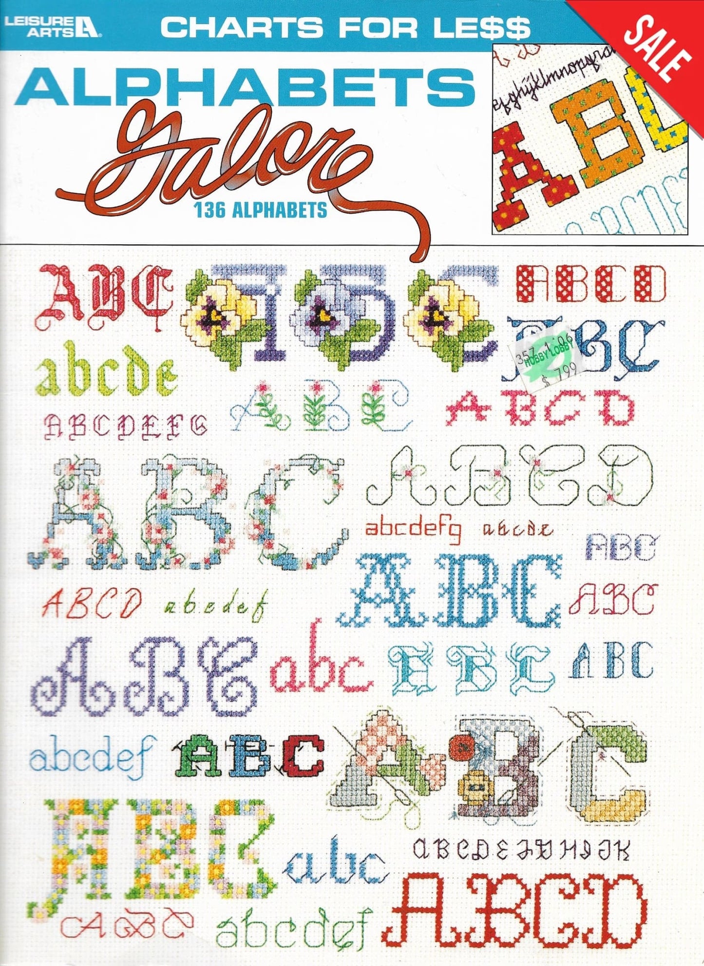 Leisure Arts Alphabets Galore 3071 cross stitch pattern