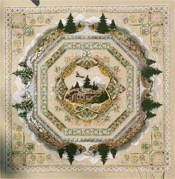 Chatelaine Alpine Seasons Garden cross stitch pattern