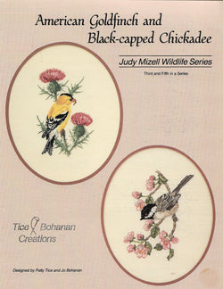 Tice Bohanan American Goldfinch and Black-Capped Chickadee cross stitch pattern