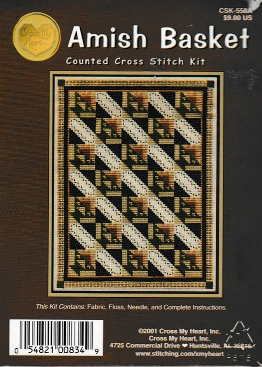 Cross My Heart Amish Basket CSK-558A cross sitch kit