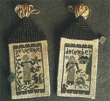 Nikyscreation Amish Girls November - December cross stitch pattern