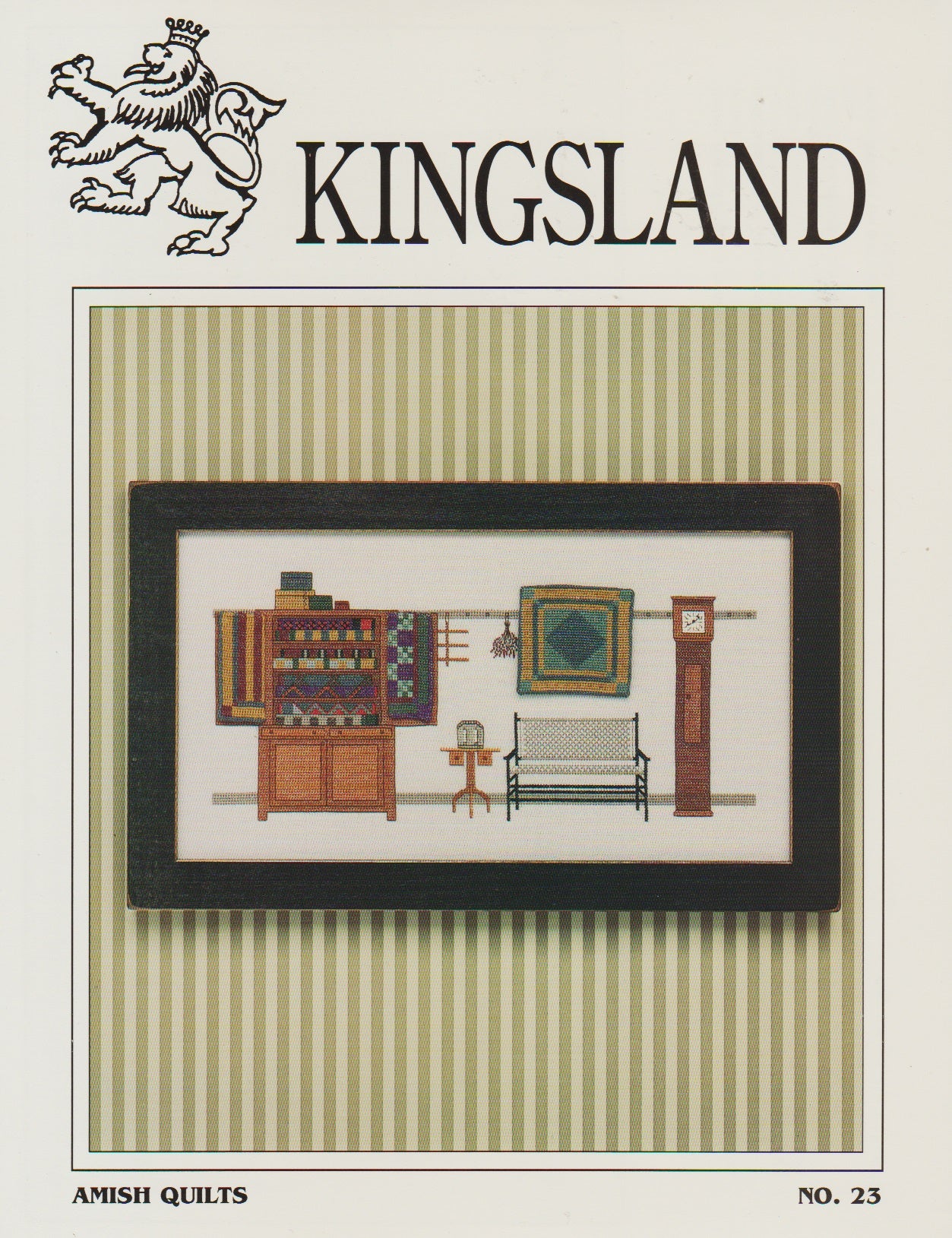 Kingsland Amish Quilts 23 cross stitch pattern