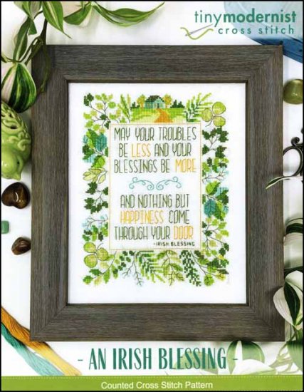 Tiny Modernist An Irish Blessing TM23-20 cross stitch pattern