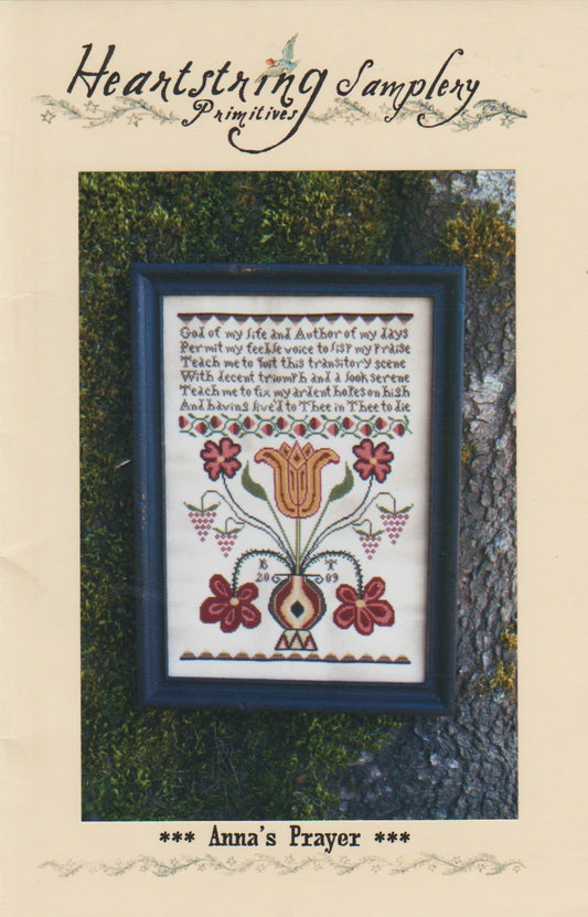 Heartstring Samplery Anna's Prayer cross stitch pattern