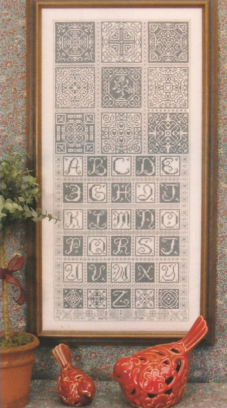 Rosewood Manor Antique Tin Tiles S-1014 cross stitch pattern