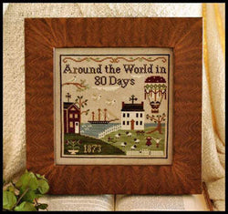 Little House Needleworks Around The World in 80 Days 115 cross stitch pattern