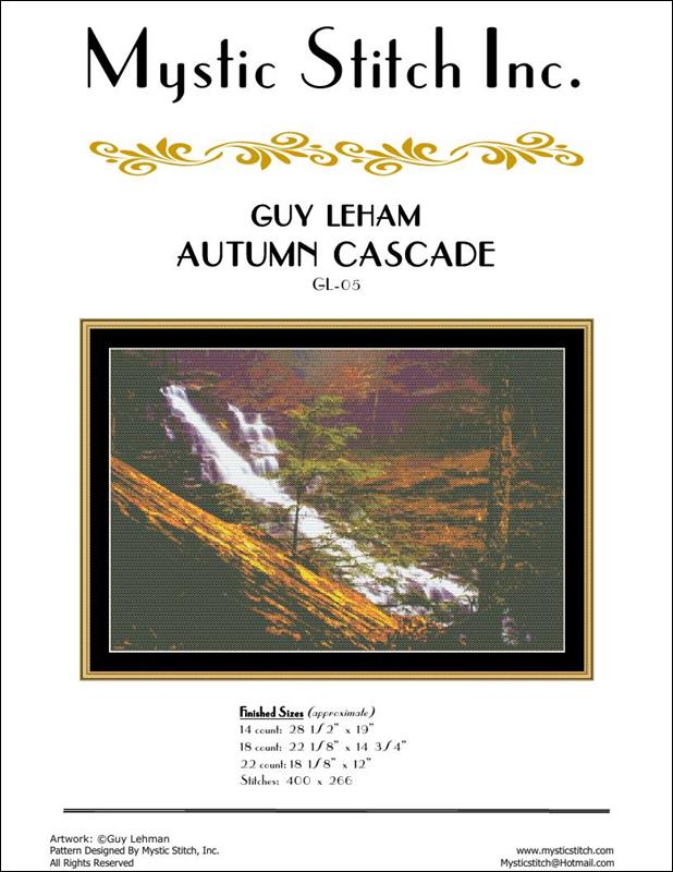 Mystic Stitch Autumn Cascade GL-05 cross stitch pattern