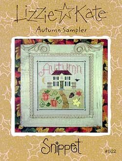 Lizzie Kate Autumn Sampler S22 cross stitch pattern