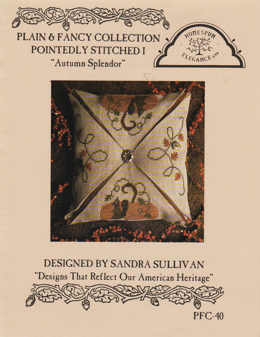 Homespun Elegance Autumn Splendor PFC-40 cross stitch pattern
