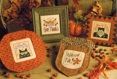 Lizzie Kate Autumn Things, LK125 cross stitch pattern