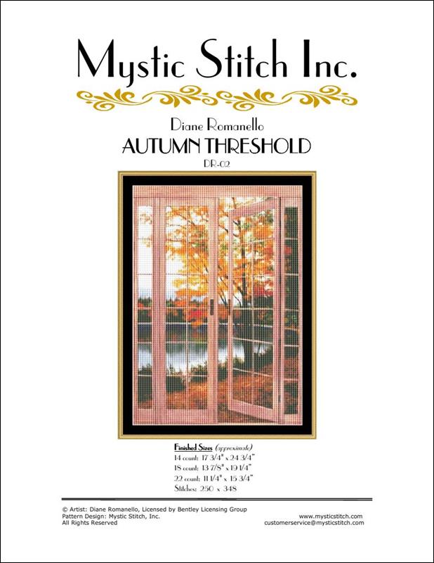 Mystic Stitch Autumn Threshold  DR-02 cross stitch pattern