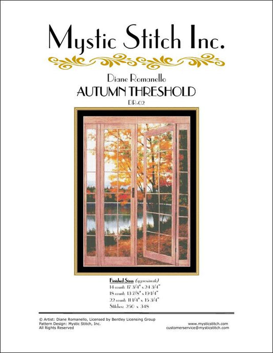 Mystic Stitch Autumn Threshold  DR-02 cross stitch pattern