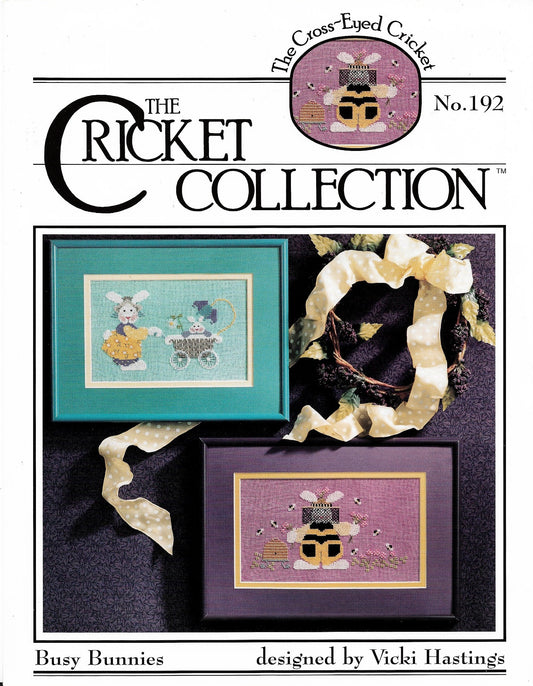 Cricket Collection Busy Bunnies CC192 Easter cross stitch pattern