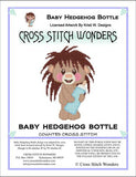 Cross Stitch Wonders Carolyn Manning Baby Hedgehog Bottle Cross stitch pattern