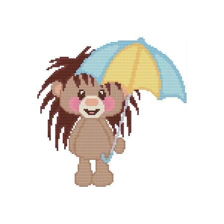 Baby Hedgehog Umbrella pattern