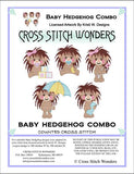 Cross Stitch Wonders Carolyn Manning Baby Hedgehog Combo Cross stitch pattern